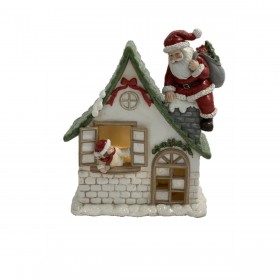 Decorazione Natalizia DKD Home Decor Resina (16 x 8 x 18,5 cm) (2 Unità)