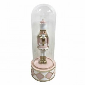 Decorazione Natalizia DKD Home Decor Cristallo Resina Schiaccianoci (10 x 10 x 26 cm) (2 Unità)