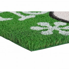 Zerbino DKD Home Decor Natale PVC Babbo Natale Fibra di cocco (60 x 40 x 1,5 cm) (2 Unità)