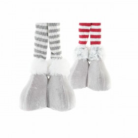 Statua Decorativa DKD Home Decor Natale Bambola Poliestere (17 x 9 x 79 cm) (2 Unità)