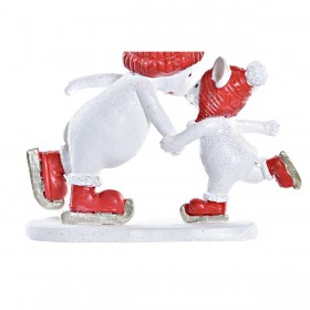 Decorazione Natalizia DKD Home Decor Mouse Resina (9,5 x 3,5 x 9 cm)