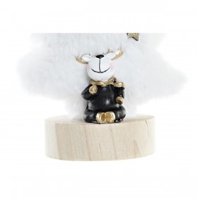Decorazione Natalizia DKD Home Decor Albero Poliestere MDF Resina (12 x 8 x 15,5 cm) (2 Unità)