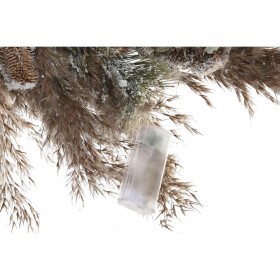 Ghirlanda di Natale DKD Home Decor Fiore (60 x 10 x 60 cm) (2 Unità)