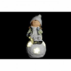 Decorazione Natalizia DKD Home Decor Bambini Magnesio (21,5 x 20 x 39 cm) (2 Unità)