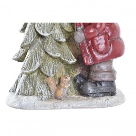 Decorazione Natalizia DKD Home Decor Poliestere Resina Porporina Bambini (17 x 11 x 27,5 cm) (2 Unità)