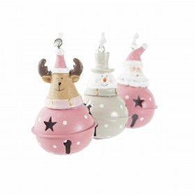 Decorazione Natalizia DKD Home Decor Metallo Resina (5 x 5 x 9 cm) (6 Unità)