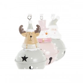 Decorazione Natalizia DKD Home Decor Metallo Resina (5 x 5 x 9 cm) (6 Unità)