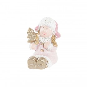 Decorazione Natalizia DKD Home Decor Resina Angelo (3,5 x 2,5 x 4 cm) (4 Unità)