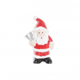 Decorazione Natalizia DKD Home Decor Resina Babbo Natale (3,5 x 2,5 x 4 cm) (4 Unità)