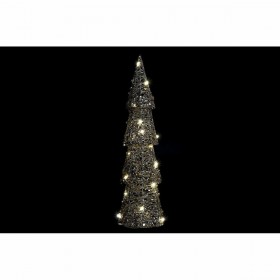 Decorazione luminosa DKD Home Decor Natale Champagne Albero Bianco (16 x 16 x 60 cm) (2 Unità)