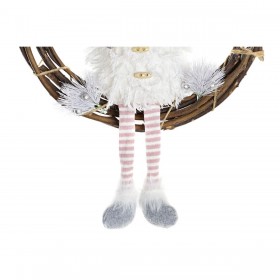 Decorazione Natalizia DKD Home Decor Rattan (37 x 10 x 38 cm) (3 Unità)