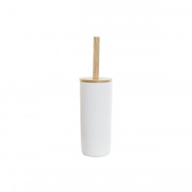 Scopino per il Bagno DKD Home Decor 10 x 10 x 38 cm Naturale Bianco Gres