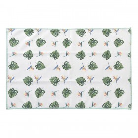 Panno da Cucina DKD Home Decor Grigio Tropicale 3 Pezzi