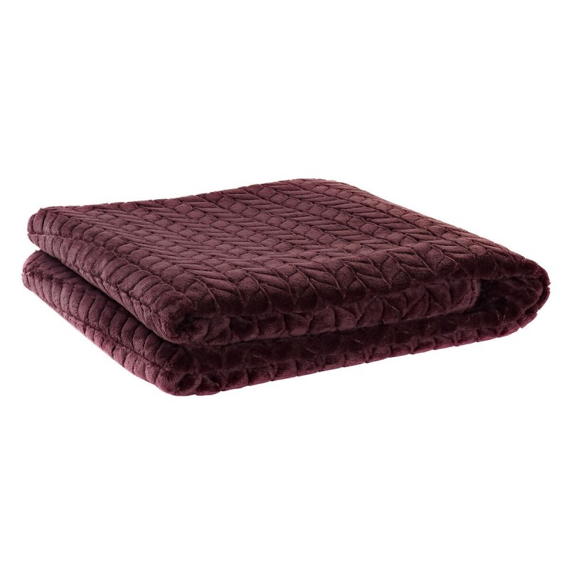 Coperta DKD Home Decor Frecce Malva (130 x 170 x 2 cm)