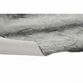 Tappeto DKD Home Decor Bianco Grigio chiaro Coloniale Giungla 60 x 90 x 2 cm