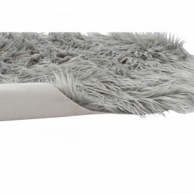 Tappeto DKD Home Decor Grigio Con capelli 60 x 90 x 2 cm