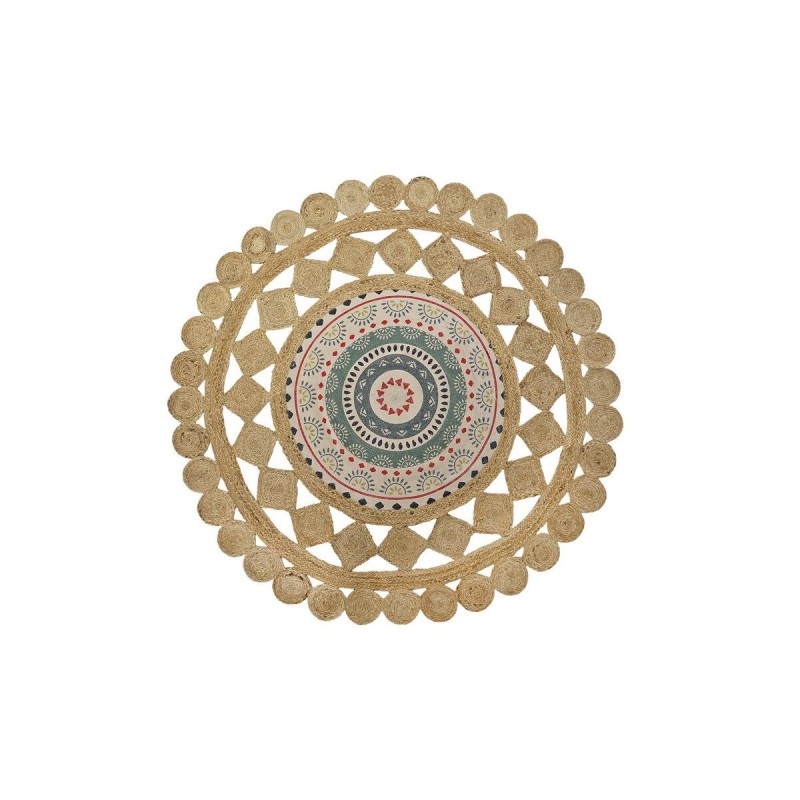 Tappeto DKD Home Decor Marrone Multicolore (120 x 120 x 0,75 cm)