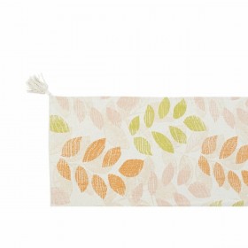 Tappeto DKD Home Decor Beige Multicolore Foglia della pianta (120 x 180 x 1 cm)