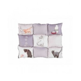 Cuccia per Cani Trixie Grigio 55 × 45 cm Patchwork