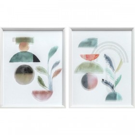 Quadro DKD Home Decor Astratto Moderno (40 x 3,8 x 50 cm) (2 Unità)