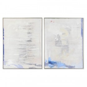 Quadro DKD Home Decor Astratto 60 x 3 x 80 cm Città (2 Unità)