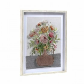 Quadro DKD Home Decor Vaso (53 x 3 x 63 cm) (2 Unità)