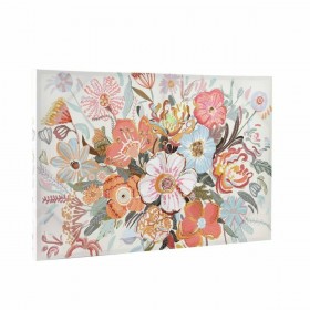 Tela DKD Home Decor Fiori (2 Unità) (90 x 3 x 60 cm)