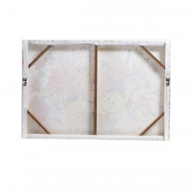 Tela DKD Home Decor Fiori (2 Unità) (90 x 3 x 60 cm)