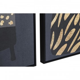 Quadro DKD Home Decor 83 x 4,5 x 123 cm Vaso Coloniale (2 Unità)