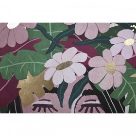 Quadro DKD Home Decor 103 x 4,5 x 143 cm Fiori Scandinavo (2 Unità)