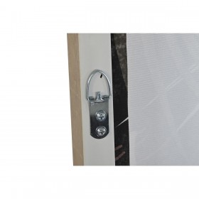 Quadro DKD Home Decor Tropicale Foglia della pianta 83 x 4,5 x 122,5 cm 83 x 4,5 x 123 cm (2 Unità)