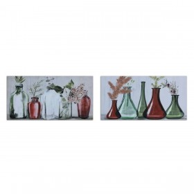 Quadro DKD Home Decor Vaso (120 x 2,8 x 60 cm) (2 Unità)
