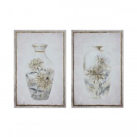 Quadro DKD Home Decor Vaso (50 x 1,8 x 70 cm) (2 Unità)