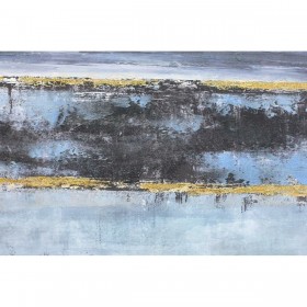 Tela DKD Home Decor Astratto Moderno (80 x 3 x 80 cm) (2 Unità)