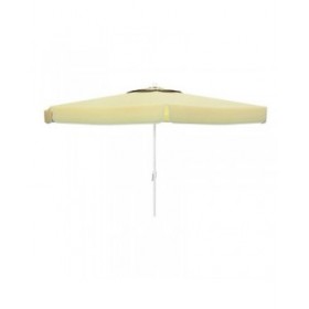 Marbueno Ombrellone Alluminio 8 Stecche D270 cm Poliestere Bianco Giardino, Piscina e Terrazza 10182