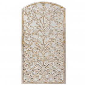 Decorazione da Parete DKD Home Decor 45 x 2 x 89 cm Finitura invecchiata Bianco Romantico