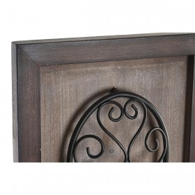 Statua Decorativa DKD Home Decor Finitura invecchiata Metallo Legno Posate (24 x 5 x 99 cm) (2 Unità)