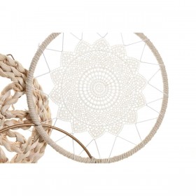 Decorazione da Parete DKD Home Decor 79 X 7 X 41,5 CM Naturale Bianco Boho