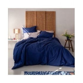 Copripiumino HappyFriday BASIC Blu Marino 155 x 220 cm