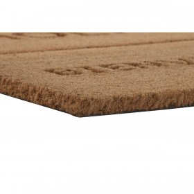 Zerbino DKD Home Decor Marrone Gomma Cocco (75 x 45 x 2,3 cm) (2 Unità)
