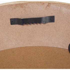 Specchio da parete Alexandra House Living Naturale Legno 6 x 54 x 54 cm Rotondo