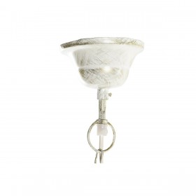 Lampadario DKD Home Decor Bianco Dorato Ferro 50 W 51 x 51 x 38 cm