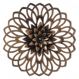 Decorazione da Parete Alexandra House Living Acrilico Plastica Melammina Specchio 3 Pezzi
