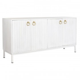 Credenza DKD Home Decor Metallo Bianco Legno di mango (152 x 40 x 77 cm)