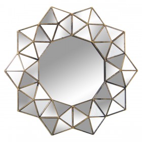 Decorazione da Parete Alexandra House Living Acrilico Plastica Melammina Specchio 3 Pezzi
