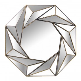 Decorazione da Parete Alexandra House Living Acrilico Plastica Melammina Specchio 3 Pezzi