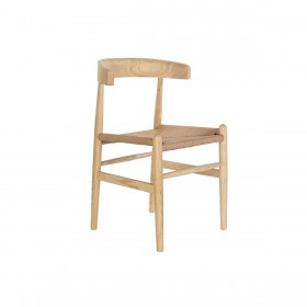 Sedia da Sala da Pranzo DKD Home Decor Naturale 55 x 46 x 80 cm
