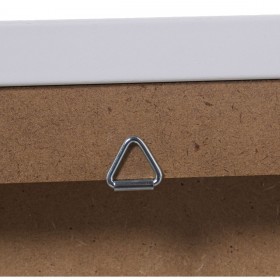 Specchio da parete Alexandra House Living Bianco Legno Rettangolare 4 x 63 x 81 cm