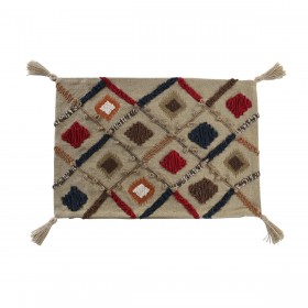 Fodera per cuscino DKD Home Decor 60 x 1 x 40 cm Multicolore Frange