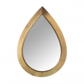 Specchio da parete Alexandra House Living Dorato Metallo Goccia 4 x 53 x 36 cm